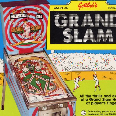 gottlieb, grand slam, pinball, sales, price, date, city, condition, auction, ebay, private sale, retail sale, pinball machine, pinball price