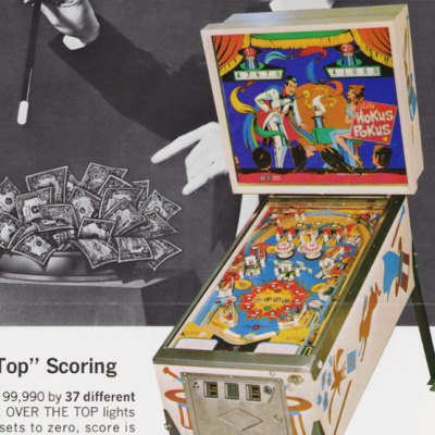 bally, hokus pokus, pinball, sales, price, date, city, condition, auction, ebay, private sale, retail sale, pinball machine, pinball price