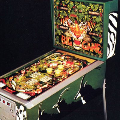 stern, big game, pinball, sales, price, date, city, condition, auction, ebay, private sale, retail sale, pinball machine, pinball price