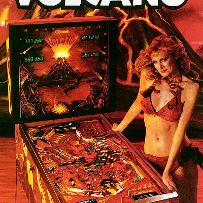 gottlieb, volcano, pinball, sales, price, date, city, condition, auction, ebay, private sale, retail sale, pinball machine, pinball price