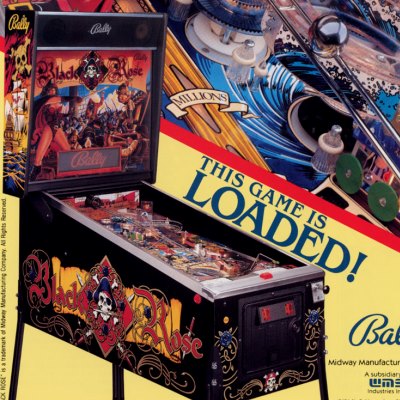 bally, black rose, pinball, sales, price, date, city, condition, auction, ebay, private sale, retail sale, pinball machine, pinball price