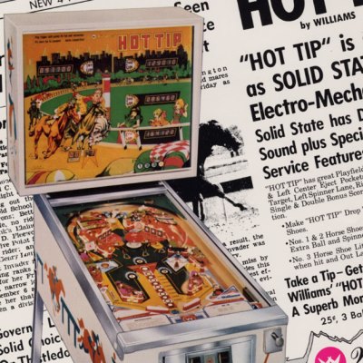 williams, hot tip, pinball, sales, price, date, city, condition, auction, ebay, private sale, retail sale, pinball machine, pinball price