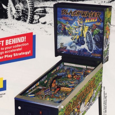 bally, blackwater 100, pinball, sales, price, date, city, condition, auction, ebay, private sale, retail sale, pinball machine, pinball price