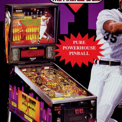 gottlieb, frank thomas big hurt, pinball, sales, price, date, city, condition, auction, ebay, private sale, retail sale, pinball machine, pinball price
