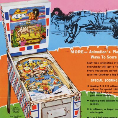 gottlieb, buckaroo, pinball, sales, price, date, city, condition, auction, ebay, private sale, retail sale, pinball machine, pinball price