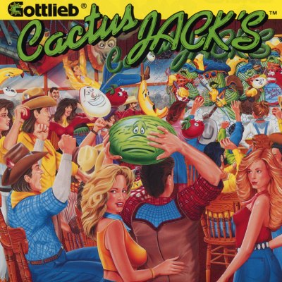 gottlieb, cactus jack's, pinball, sales, price, date, city, condition, auction, ebay, private sale, retail sale, pinball machine, pinball price