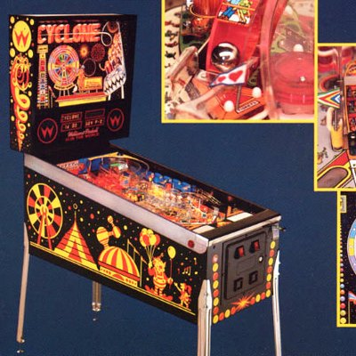 williams, cyclone, pinball, sales, price, date, city, condition, auction, ebay, private sale, retail sale, pinball machine, pinball price