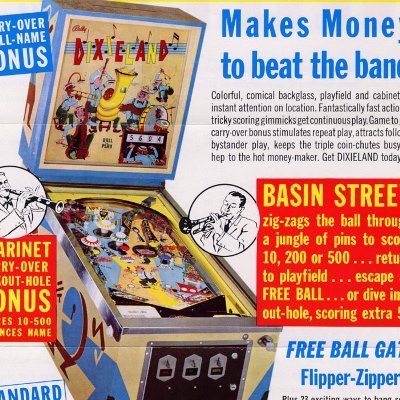 bally, dixieland, pinball, sales, price, date, city, condition, auction, ebay, private sale, retail sale, pinball machine, pinball price