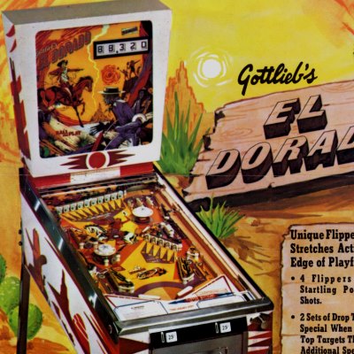 gottlieb, el dorado, pinball, sales, price, date, city, condition, auction, ebay, private sale, retail sale, pinball machine, pinball price