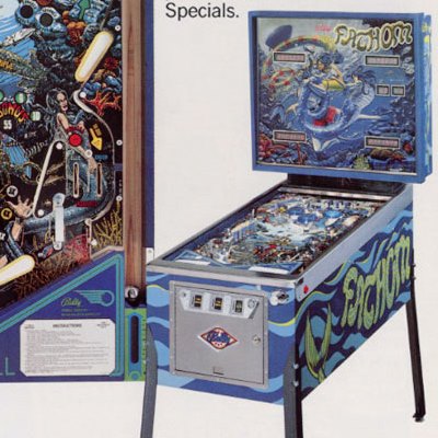 bally, fathom, pinball, sales, price, date, city, condition, auction, ebay, private sale, retail sale, pinball machine, pinball price