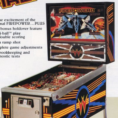williams, firepower II, pinball, sales, price, date, city, condition, auction, ebay, private sale, retail sale, pinball machine, pinball price