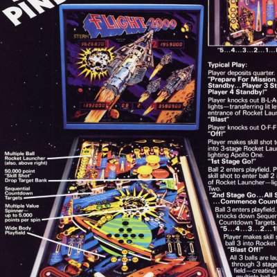 stern, flight 2000, pinball, sales, price, date, city, condition, auction, ebay, private sale, retail sale, pinball machine, pinball price
