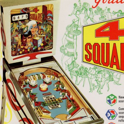 gottlieb, 4 square, pinball, sales, price, date, city, condition, auction, ebay, private sale, retail sale, pinball machine, pinball price