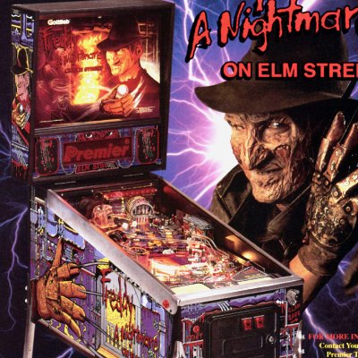 gottlieb, freddy a nightmare on elm street, pinball, sales, price, date, city, condition, auction, ebay, private sale, retail sale, pinball machine, pinball price